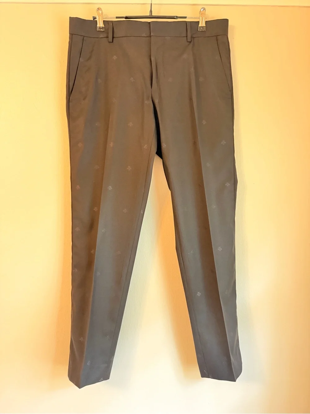 Gucci Bee Embossed Monaco Slacks